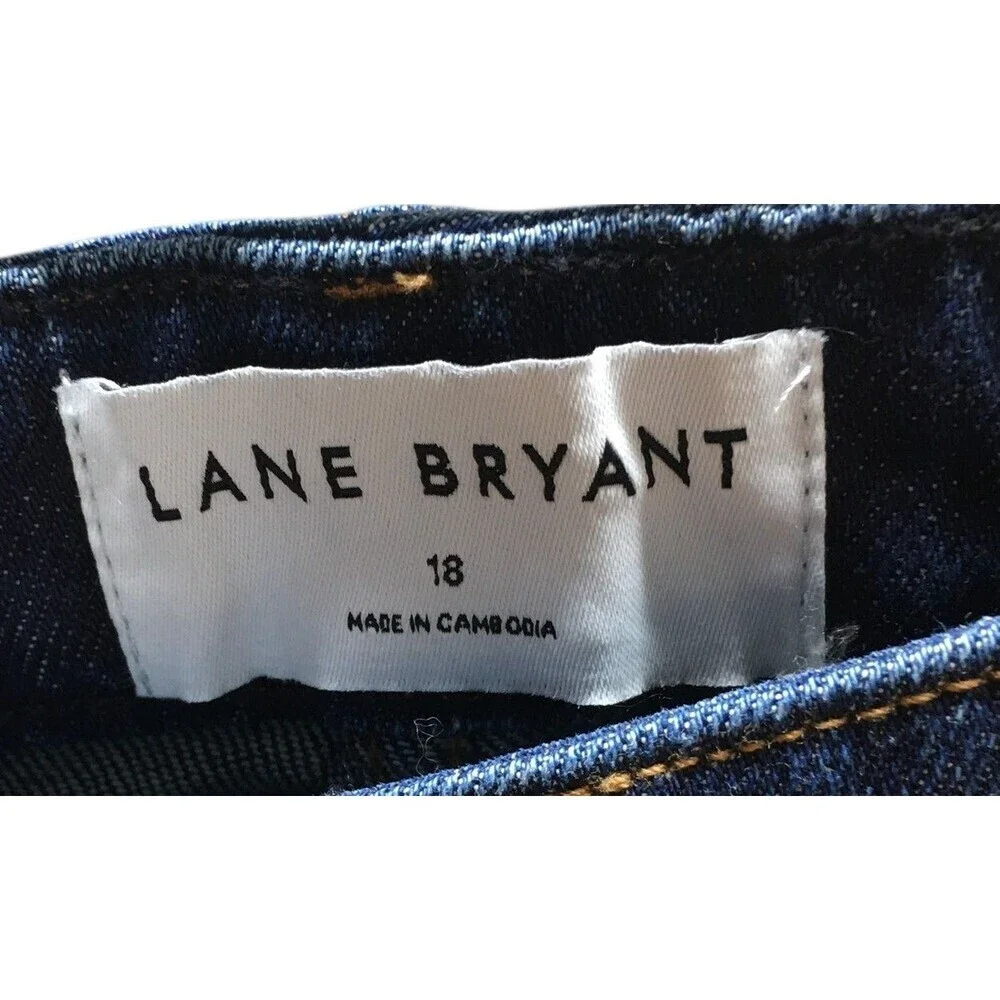 Lane Bryant Boyfriend Capri Size 18 Jeans Women's Blue Signature Fit NEW NWT